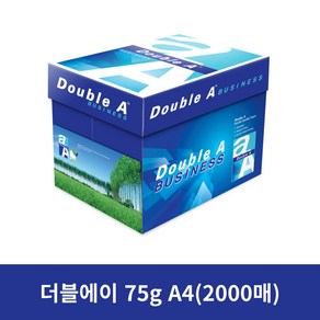 [페이퍼스토어] 더블에이 75g 복사용지, 1박스, A4