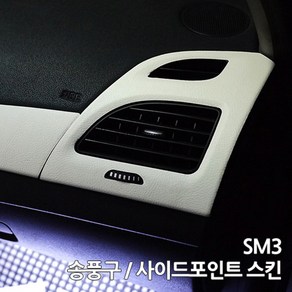 스키니스킨 SM3 [2010 - 2013년식] 송풍구 / 사이드포인트 스킨, [카본]CARBON.WHITE