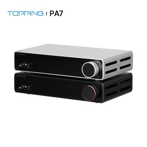 TOPPING PA7/PA7 Plus 클래스 D 데스크탑 앰프 210W 300W TRS XLR RCA 입력 완전 밸런스드 파워 앰프 HIFI 디지털 앰프 PA7 +, PA7 silve