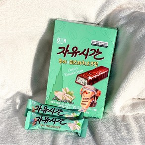 자유시간 쿠키 피스타치오 30g x 12개 사무실 간식 초코바