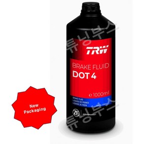 SM6 브레이크오일 TRW DOT4 1리터 PFB401, TRW 브레이크액 DOT4 1리터, 1개