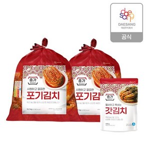 종가 종가집 중부식 포기김치 +갓김치, 1개, 10.8kg