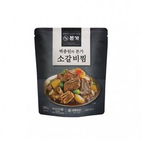 백종원의본가 소갈비찜 500gx1팩, 500g, 1개