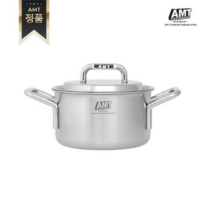 [정품] AMT 316Ti 통5중 샤프 양수 냄비, 1개, 20cm