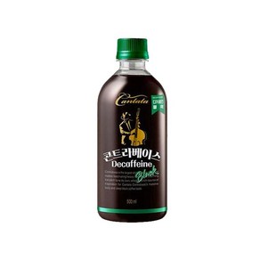 칸타타 콘트라베이스 디카페인 블랙 500ml, 24개