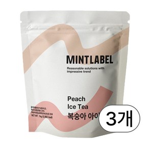 민트라벨 복숭아 아이스티 파우더 /셀플러스, 3개, 1개입, 1kg