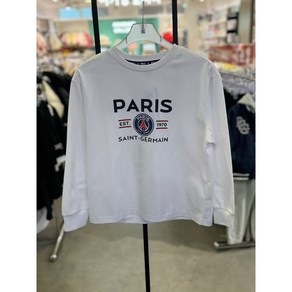 에스핏 PSG 파리생제르망 그래픽 싱글 긴팔티셔츠 SJY509MKRT60 WHITE