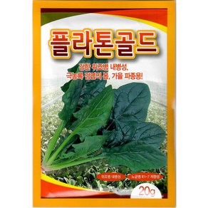 사카타 플라톤골드 시금치 씨앗 20g, 1개