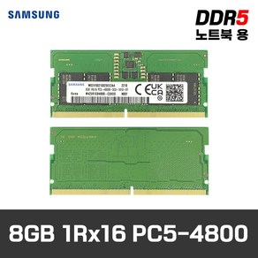 삼성 메모리 DDR5 RAM 8GB 1Rx16 PC5-4800 (단면) 벌크 새상품 노트북용, 1개