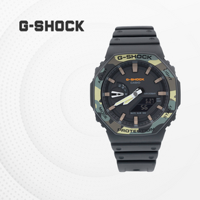 지샥 G-SHOCK 지얄오크 아날로그 군대 군입대 전자시계 패션 남자 손목시계 GA2100 GA-2100SU-1A