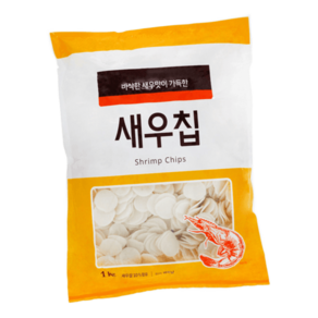 베스트코 새우칩 튀긴 알새우칩 업소용, 1kg, 1개