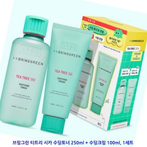 브링그린 티트리 시카 수딩토너 510ml + 수딩크림 100ml, 1세트