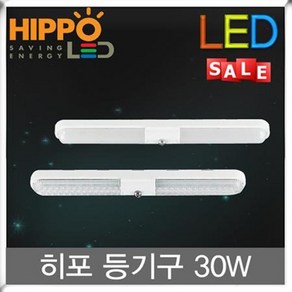 히포 LED /파인/ 크리스탈/ 줄스위치 일자등 30W 모음, 일자 30W-주광색(흰빛)