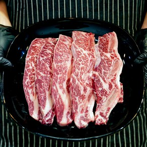 [찐신선] LA갈비 엘에이갈비 냉동 생 꽃갈비(1kg 1cm) 미국산 초이스등급, 1개, 1kg
