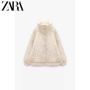 ZARA 자라 플라워 퀼팅 경량패딩