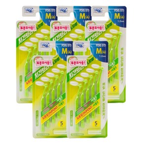 네오 에버덴 치간칫솔 L자형 5p (m 1.2mm) EVERDEN, 5개