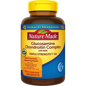 무릎 관절건강(네이쳐 메이드 글루코사민 콘드로이친 ) (Natue Made) Glucosamine Chondoitin Complex -해외직구 (국내 당일배송), 1개