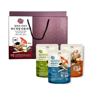 엄마의이야기 육수한알 선물세트 3팩 270g 90알, 1개