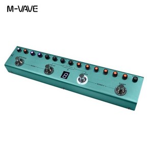 멀티이펙터 M-VAVE 탱크 G 기타 멀티 이펙트 페달 36 프리셋 9 프리앰프 슬롯 3 밴드 EQ 8 IR 캡 슬롯 변조 지연 리버브, [01] TANK-G, 1개