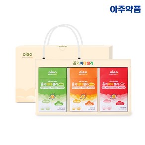 아주약품 올키 비타젤리 아연 비타민 열대과일맛/청포도맛/사과맛 3박스, 1세트, 675g