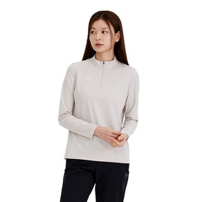 밀레 착용감이 우수한 여성 긴팔 봄 집업티셔츠