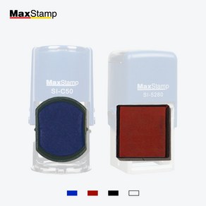 [삼촌네도장] 맥스 원형 정사각 자동스탬프 잉크 패드 MAX STAMP