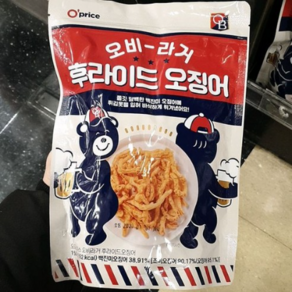 오프라이스 OB라거 후라이드오징어 1개 150g