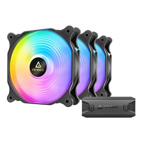 [Antec] F12 RACING PWM ARGB [컨트롤러] [3PACK], 3개