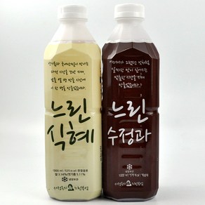 코스트코 서정쿠킹 느린식혜 1000ml x 1병 + 수정과 1000ml x 1병, 단품, 1L