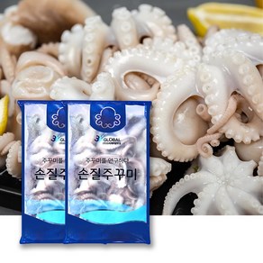 자연산 제철 손질 쭈꾸미 500g+500g 6인분, 2개