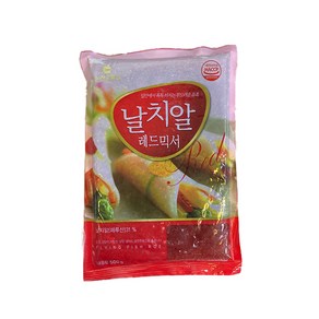 날치알(청어알 63% 날치알 23%)/레드 500g, 1개