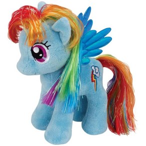 마이 리틀 포니 Ty Beanie Babies 17cm 인형 레인보우 대시 블루 마스코트 플래시 My Littly Pony MLP 상품 캐릭터 선물 선물 비니 베이비즈, 상세페이지 참조, 상세페이지 참조, 1개