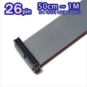 IDC케이블 26P 2.54mm UL2651 50cm부터 플랫케이블26핀 제작 FC-26, 60cm (600mm), 1개