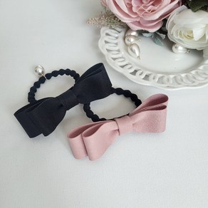 고급탄탄 25미리 2단리본 헤어끈(자체제작)
