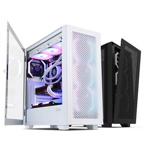 한성컴퓨터 인텔 i5 13400F RTX4070 SUPER 32GB+512GB 슈컴 조립PC 게이밍 데스크탑 조립컴퓨터, 블랙