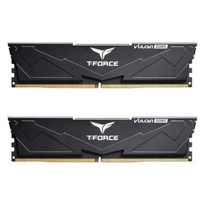 [Team Goup] T-Foce DDR5-6000 CL38 VULCAN BLACK 패키지 (32G(16Gx2)), 2개