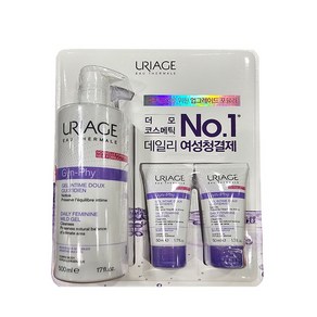 유리아쥬 NEW 진피 데일리 페미닌 마일드 젤 여성청결제 500ml + 50ml x 2p 세트