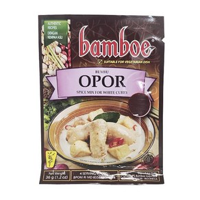 인도네시아 밤보에 bamboe 오플 36g / OPOR, 1개