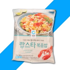 청정원 볶음밥 랍스타 400G 가공식품 즉석밥, 1개