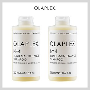 [OLAPLEX] 올라플렉스 No. 4 본드 메인터넌스 샴푸, 250ml × 2개, 250ml, 2개