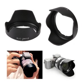 카메라렌즈후드 소니 렌즈 후드 총검 ALC SH112 18-55mm f/3.5-5.6 16mm f/2.8 NEX 7 5C 5N C3, 없음, 1개