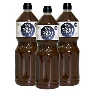 바로소스 만능멸치다시 2.2kg 국물 잔치 국수 육수 칼국수 전골 20배 희석 업소용, 3개