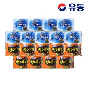 유동 [유동] 자연산골뱅이 140g x9개 +번데기 130g, 9개