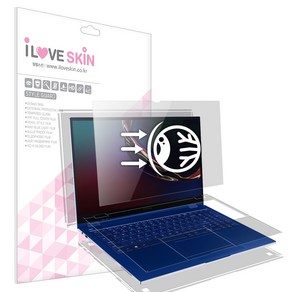 알럽스킨 갤럭시북 플렉스 15 시력보호 액정+외부 보호필름 2매 NT950QCT NT950QCG 삼성 노트북