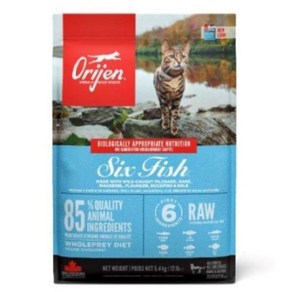 오리젠 6피쉬 캣 최신유통기한 [해피올펫], 1개, 5.4kg, 해산물