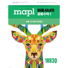 2025년 MAPL 마플 시너지 공통수학 1 + 미니수첩 당근볼펜 세트, 수학영역