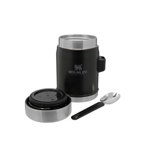 스탠리 클래식 레전더리 푸드자 스포크 414ml stanley classic legenday food ja spok, Matte Black, '', 1개