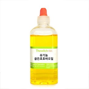 [더위치] 유기농 골든 호호바오일 100ml 호호바씨오일 Jojoba Seed Oil Simmondsia Chinensis, 1개