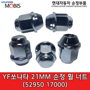 YF쏘나타 21mm 순정 휠너트 / 5295017000 / 52950 17000 / 아반떼HD / 아반테MD / 모닝 / 엑센트 / 맥스크루즈 / i30 / 레이 / 쏘울 / K3