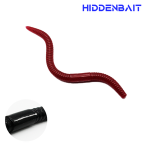 히든베이트 레다 네꼬리그 일체형 배스웜 배스루어 배스낚시 소프트웜, H005 CHERRY BLACK FLAKE, 8개, 5.7g